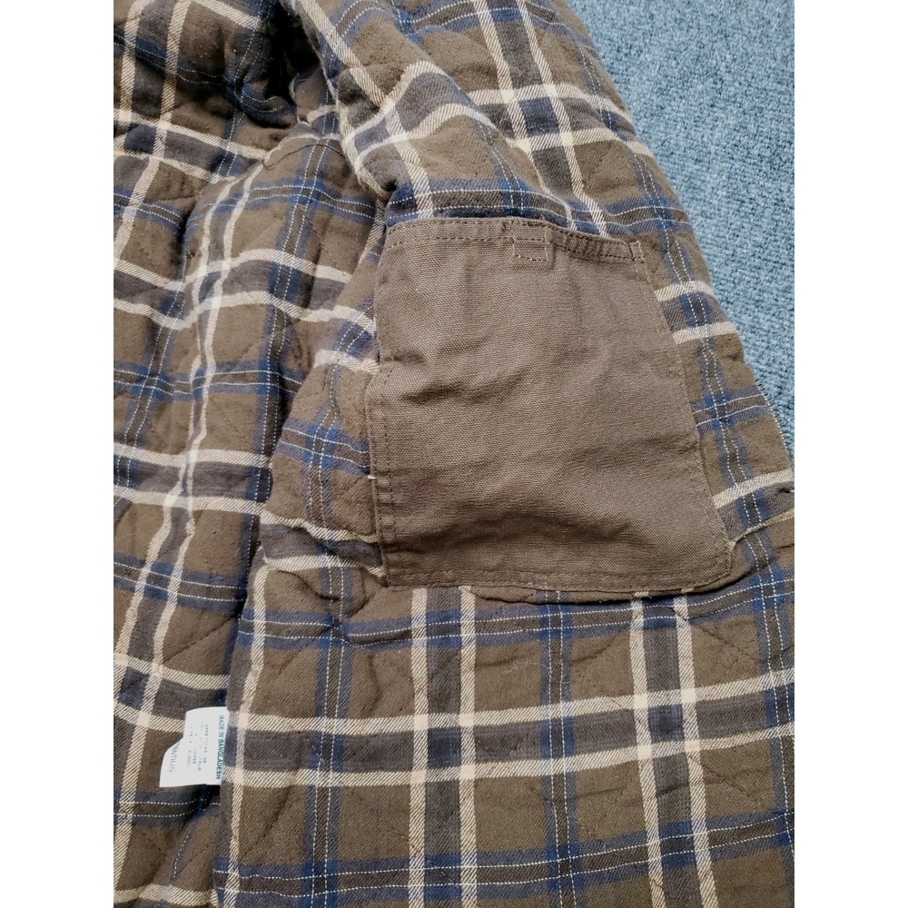Berne Brown Duck Canvas Coat Jacket Mens XXL Hunting Work Chore Lined Carhartt - Picture 7 of 10